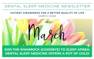 March is sleep apnea month